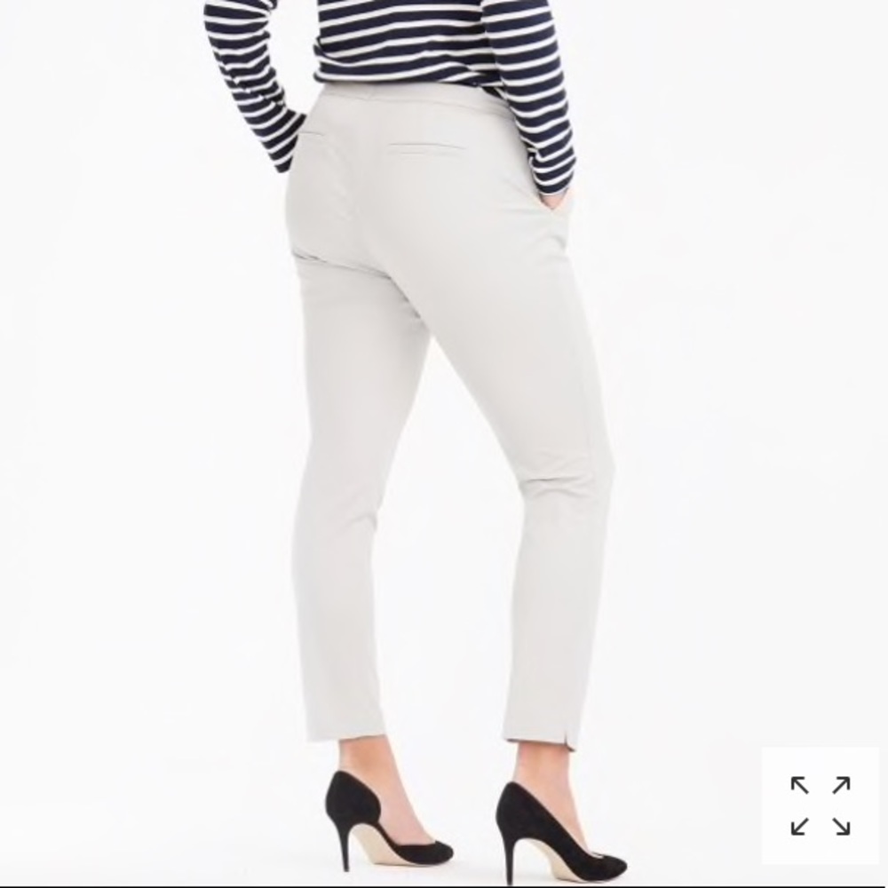 NWT J Crew slim cropped stretch cotton Martie Pant - Picture 4 of 8